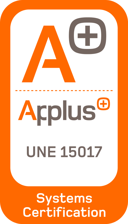 Certificación Applus UNE 15017
